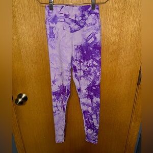 Vitality tie dye leggings size medium